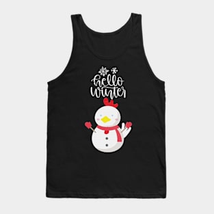 hello winter, hello christmas, christmas party Tank Top